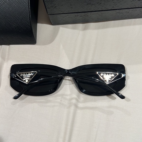 Prada
Triangle Logo Rectangle Acetate & Metal Sunglasses - Picture 6 of 7